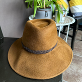 Sombrero Genuino de Diseñador Eric Javits NY - Anette - Color Bronze.